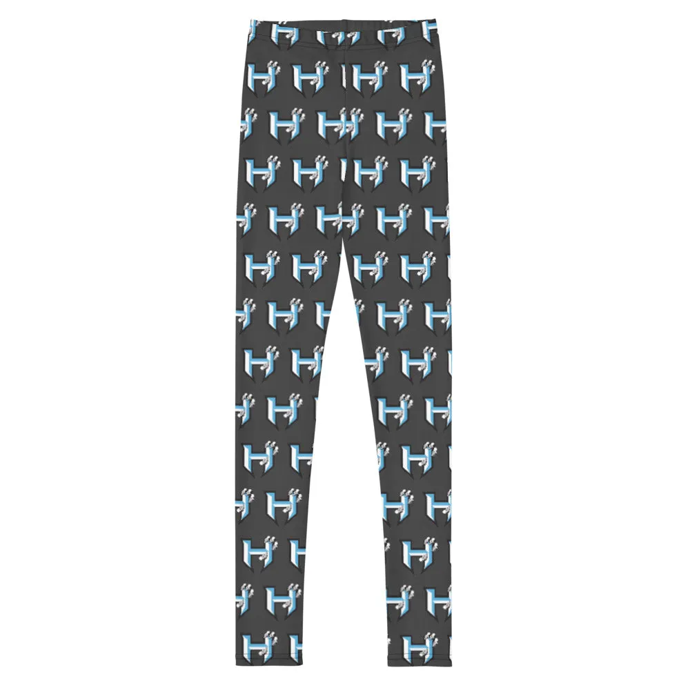 Leggings Kids ~ Jr Hawks Classic Repeating Logo