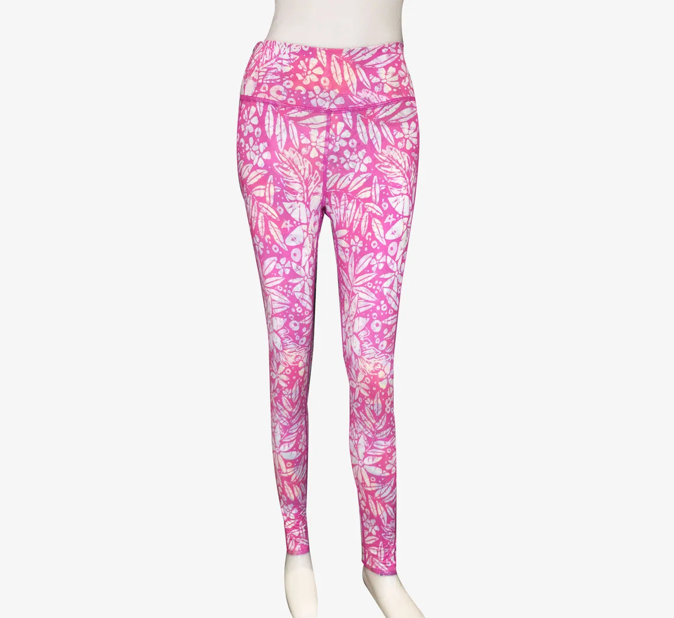 LEGGINGS VINTAGE PINK HAWAII/PINK BATIK