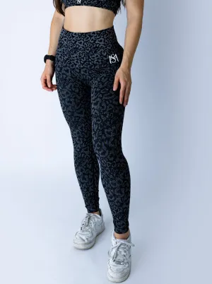 Leopard Collection Black Legging