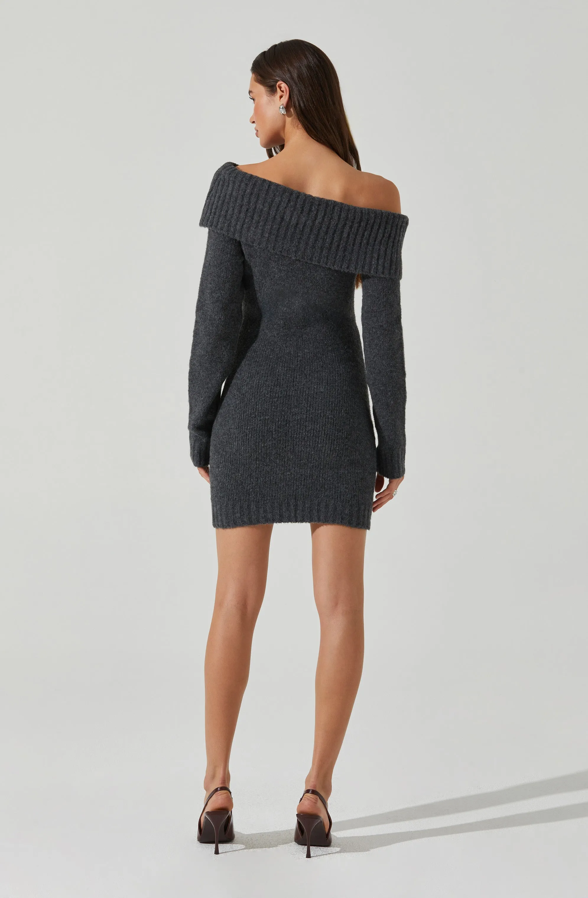 Leya Off Shoulder Sweater Dress