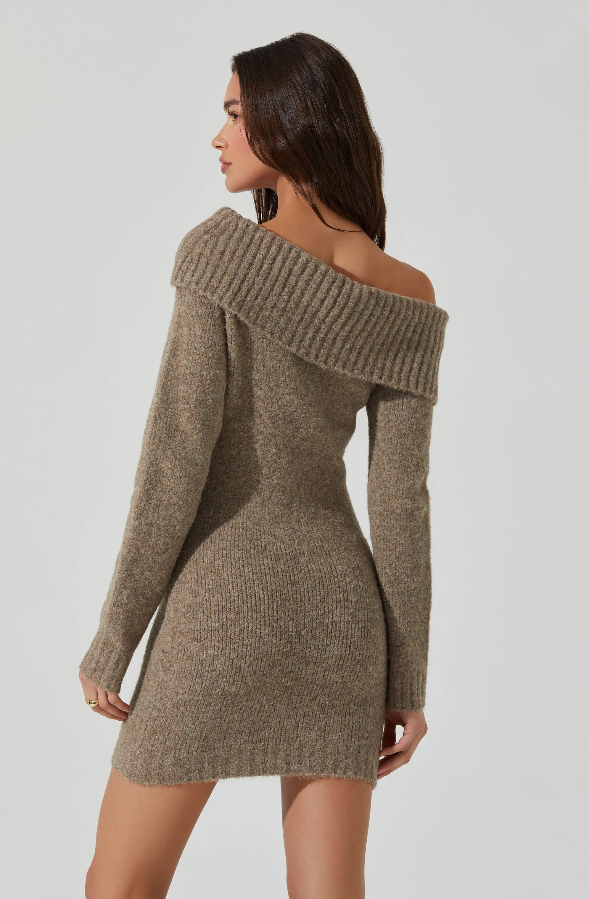 Leya Off Shoulder Sweater Dress