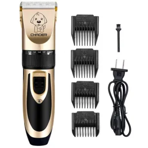 Like New/Unboxed- YIDON Dog Clippers Grooming Kit - Cordless Adjustable Low-Noise Pet Clippers Dog Hair Trimmer Rechargeable (Gold/Black)