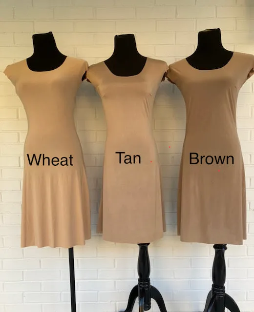 Lizzy Slip Cap Sleeve Scoop Neck Dress Slip - MATERNITY