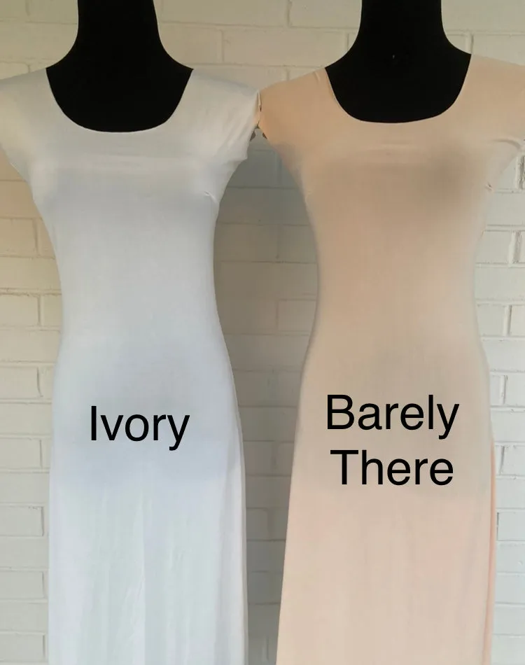 Lizzy Slip Cap Sleeve Scoop Neck Dress Slip