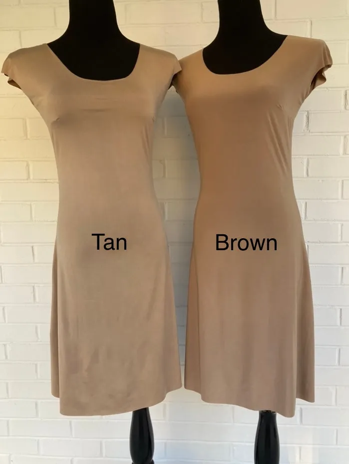 Lizzy Slip Cap Sleeve Scoop Neck Dress Slip