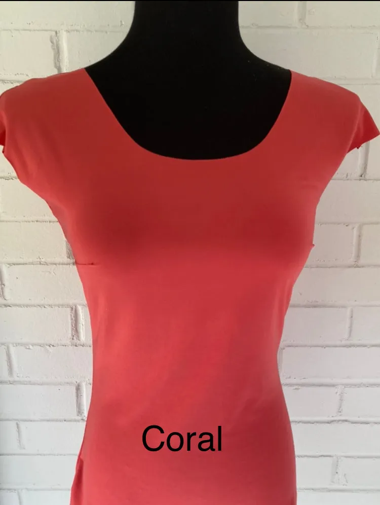 Lizzy Slip Cap Sleeve Scoop Neck Maxi Slip - LE ♥