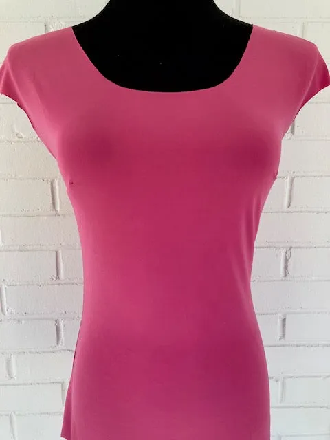 Lizzy Slip Cap Sleeve Scoop Neck Tee Slip - LE ♥