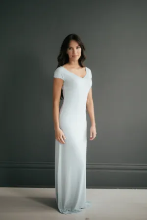 Lizzy Slip Cap Sleeve V-Neck Maxi Slip - LE ♥
