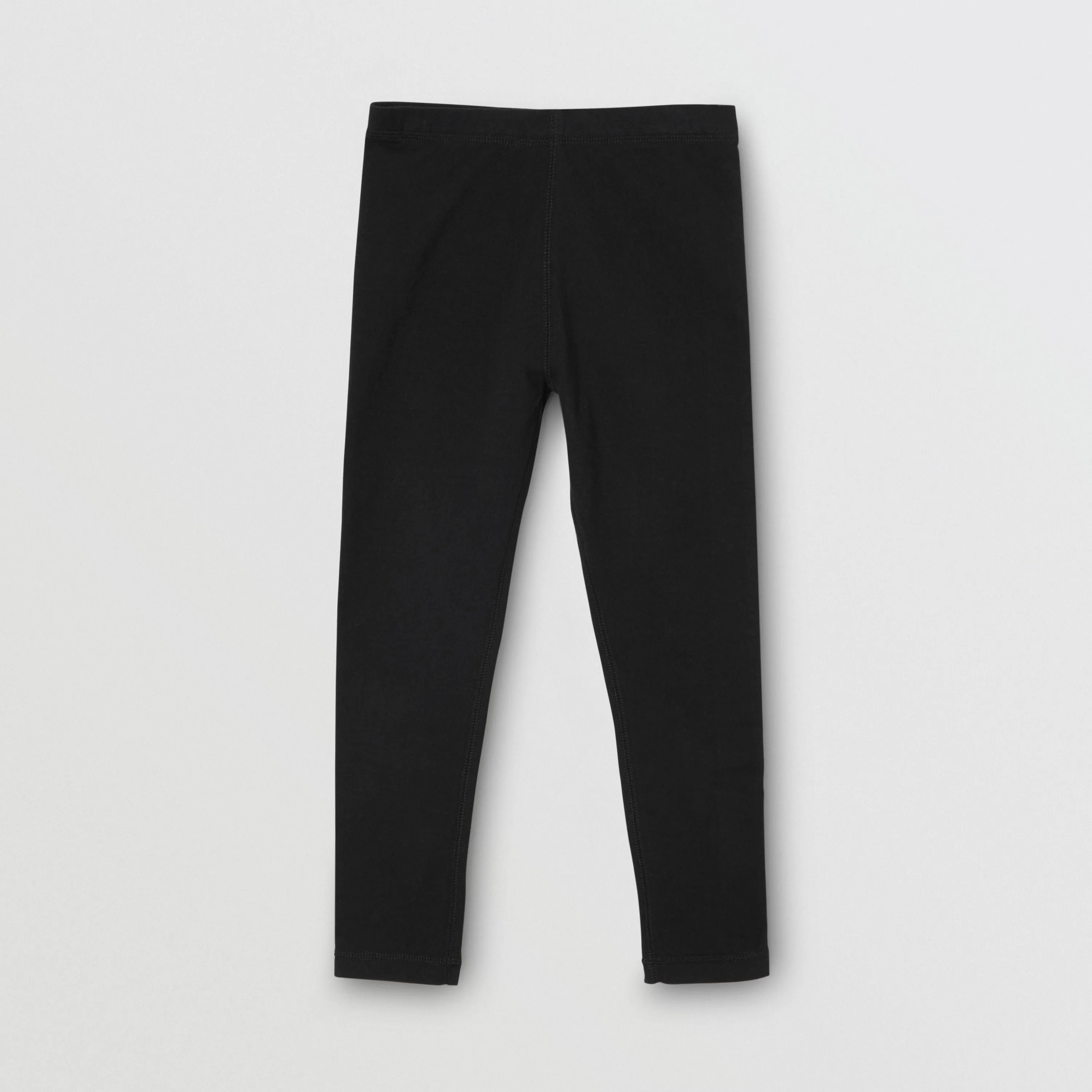 Logo Detail Stretch Cotton Leggings