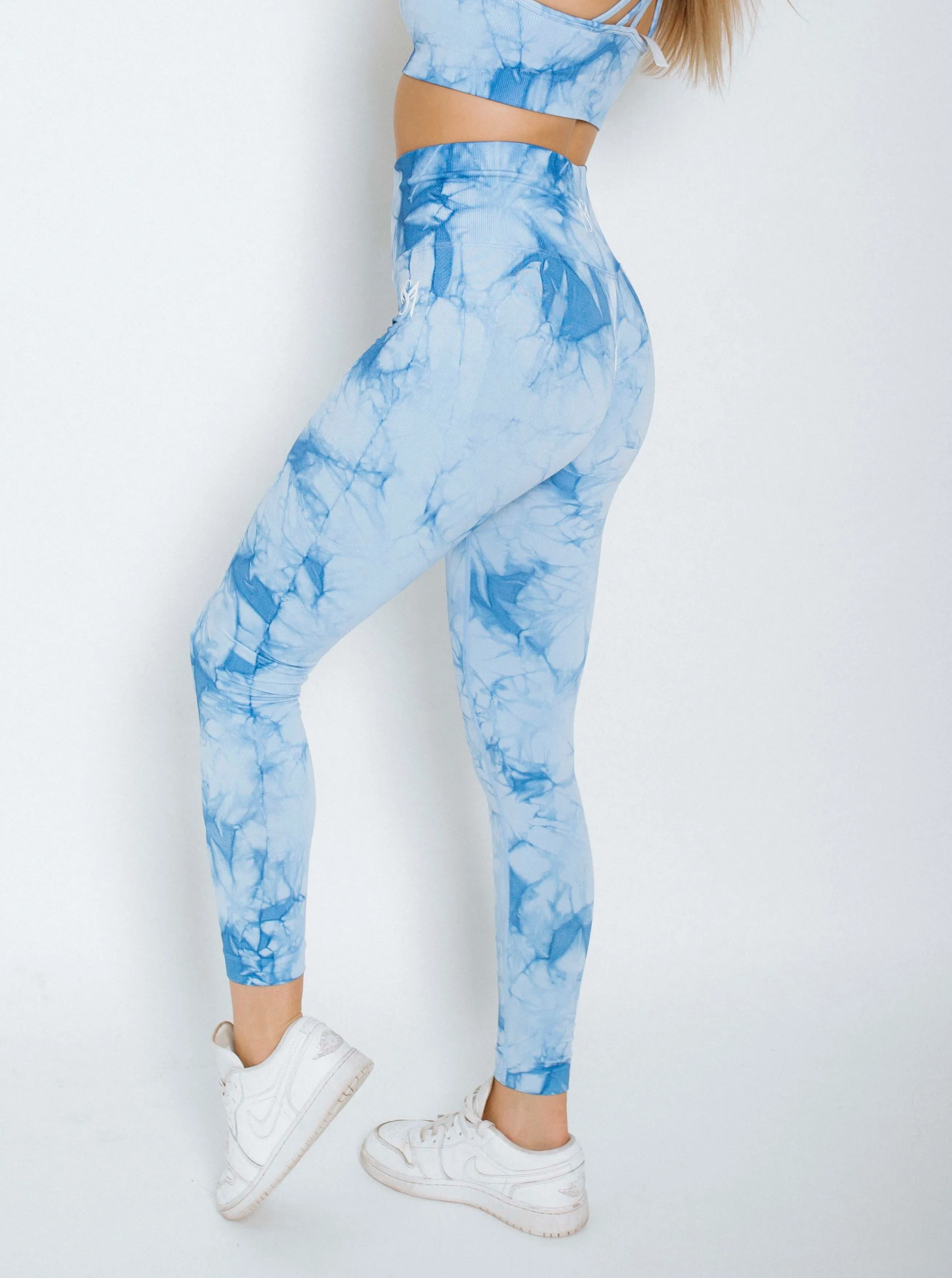 Marble 2.0 Blue Leggings