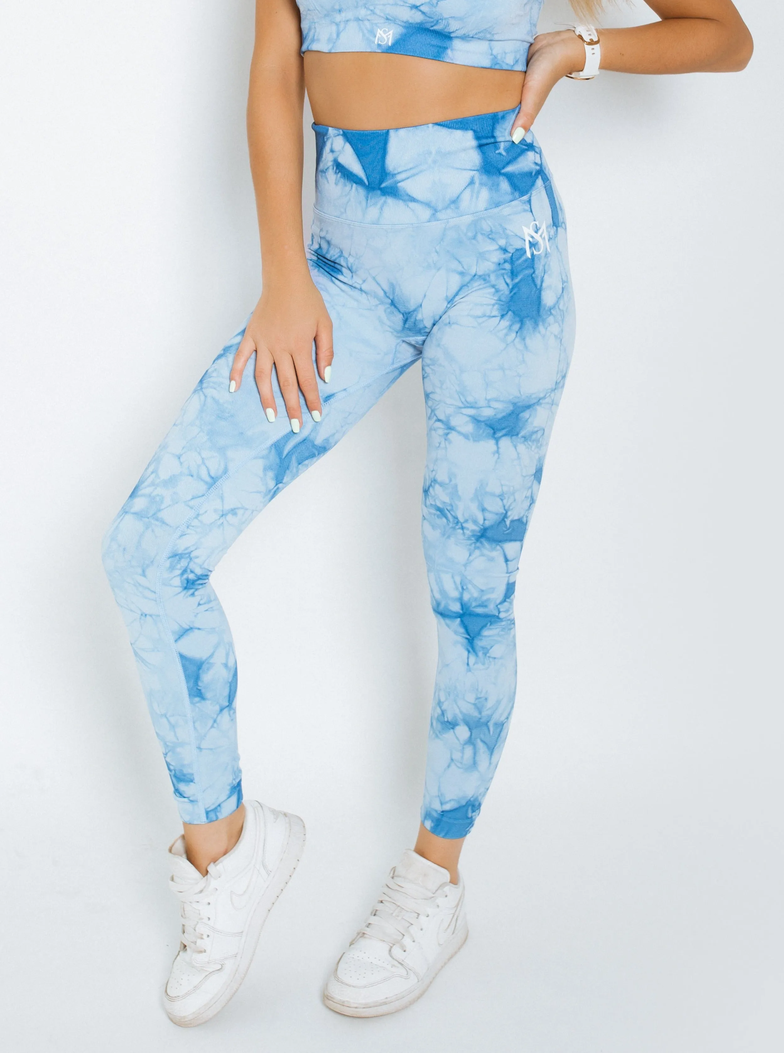 Marble 2.0 Blue Leggings