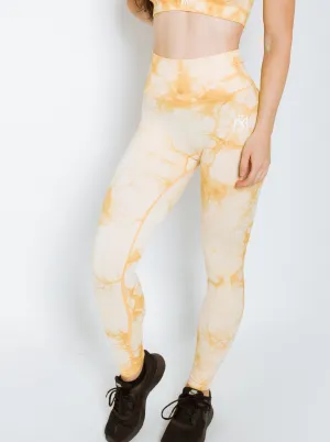 Marble 2.0 Yellow Leggings