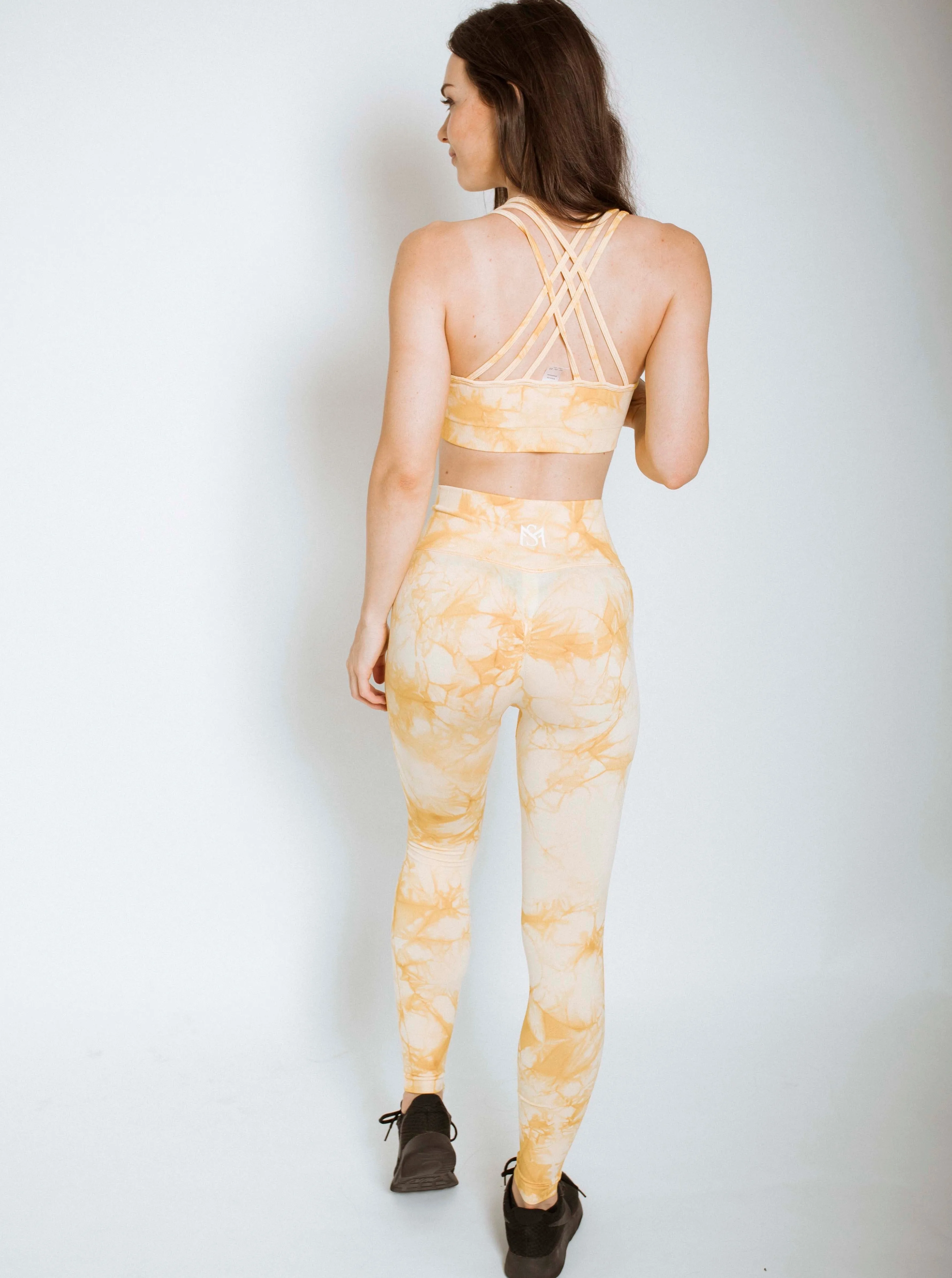 Marble 2.0 Yellow Leggings