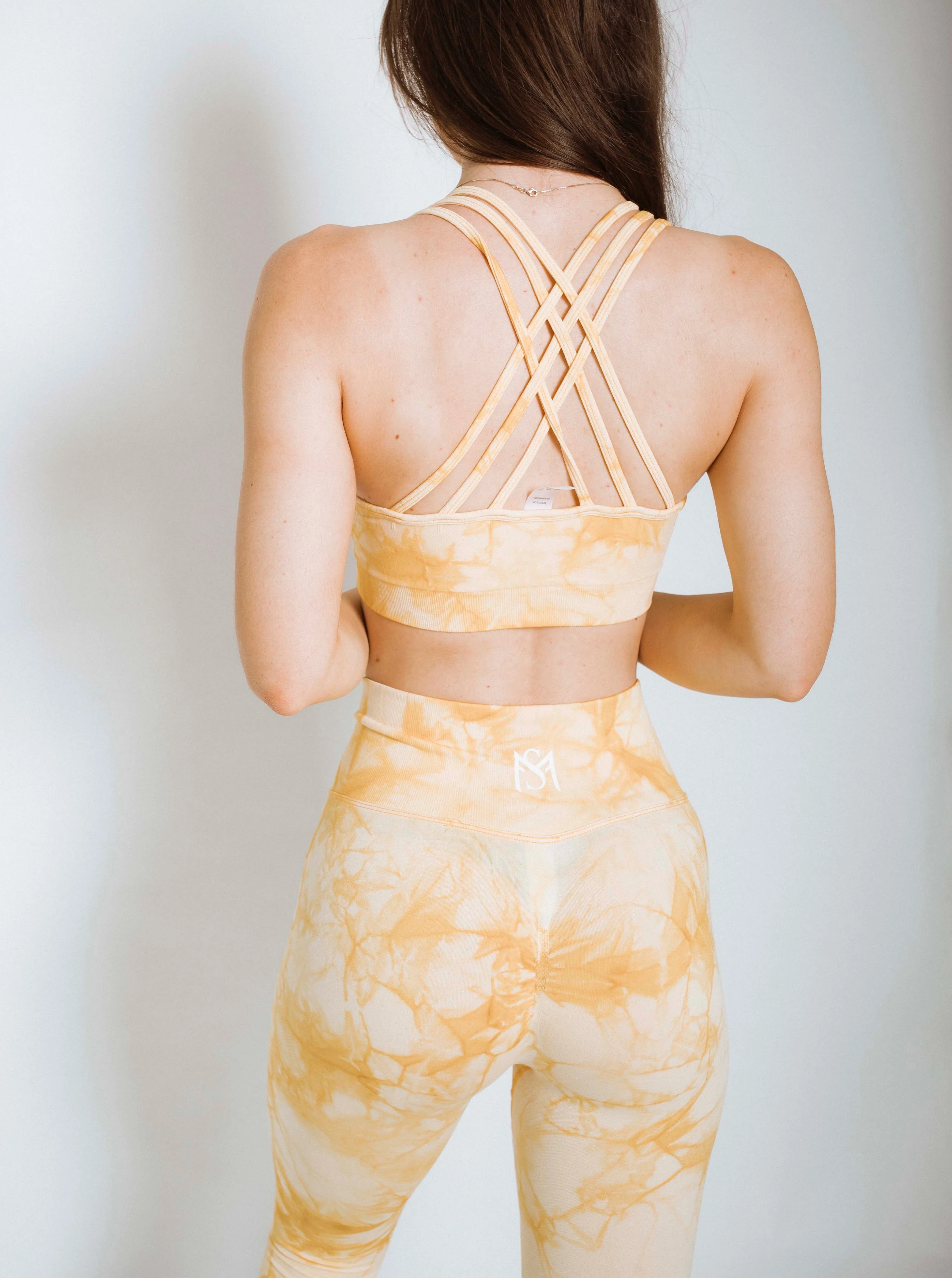 Marble 2.0 Yellow Leggings
