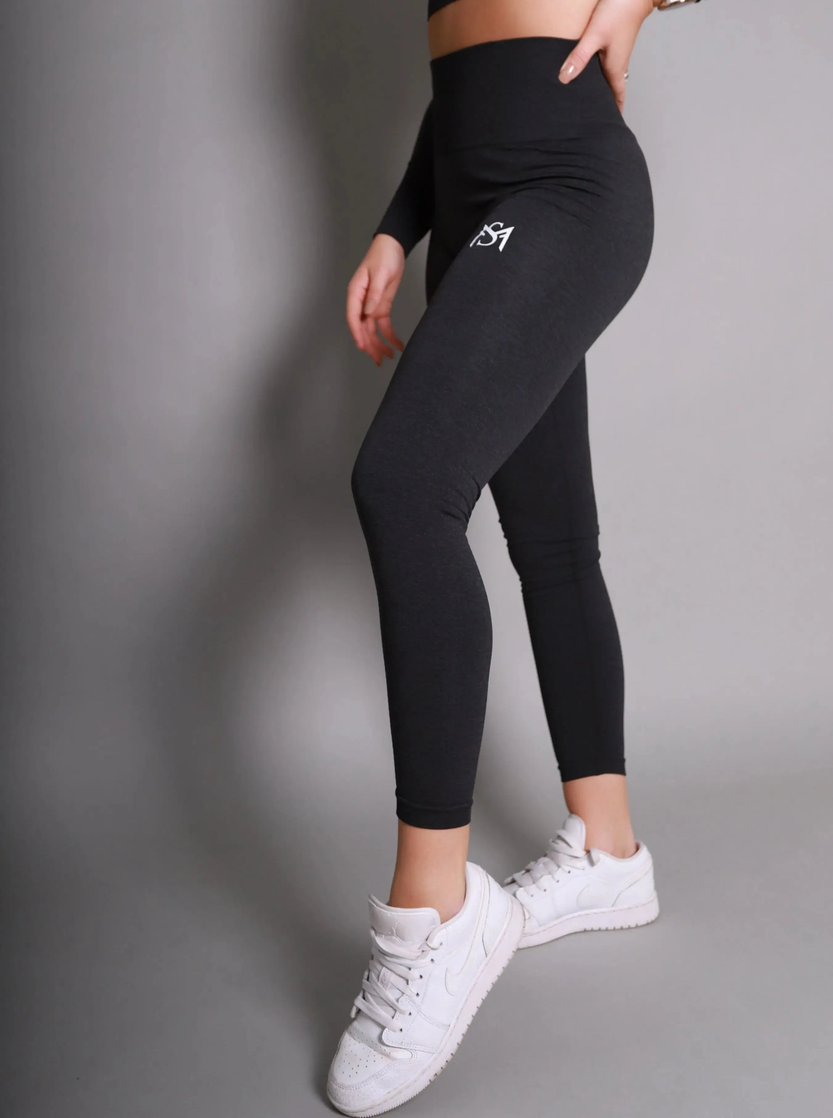 Marble Black Legging