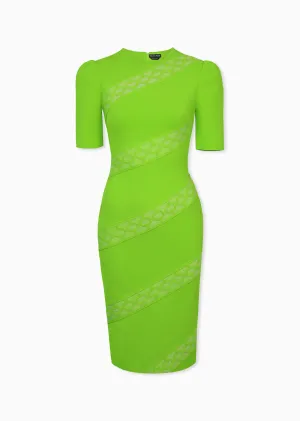 Maria - Chain Link Spiral Slim Dress
