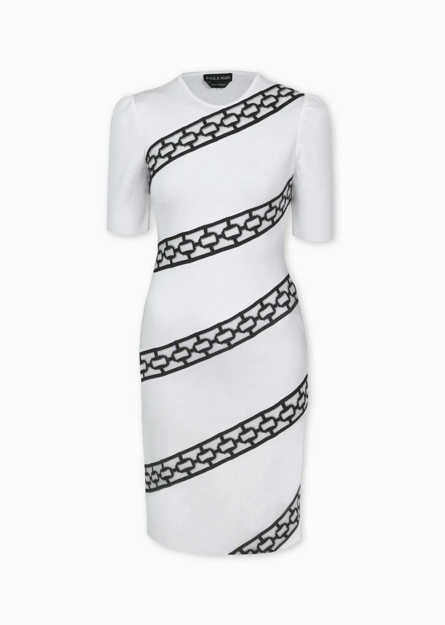 Maria - Chain Link Spiral Slim Dress