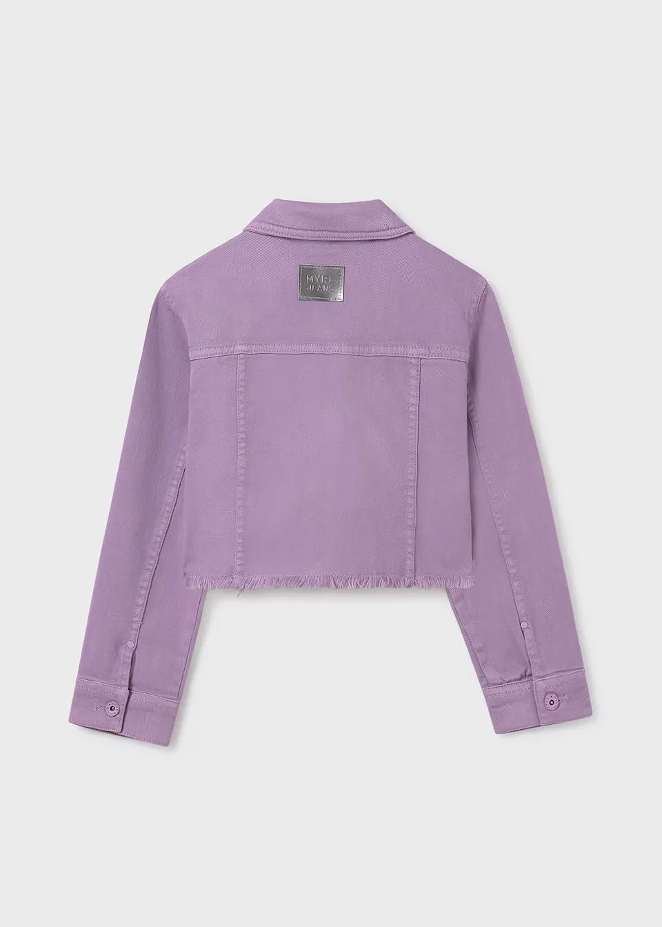 Mayoral Older Girls Twill Jacket 6406 Lilac
