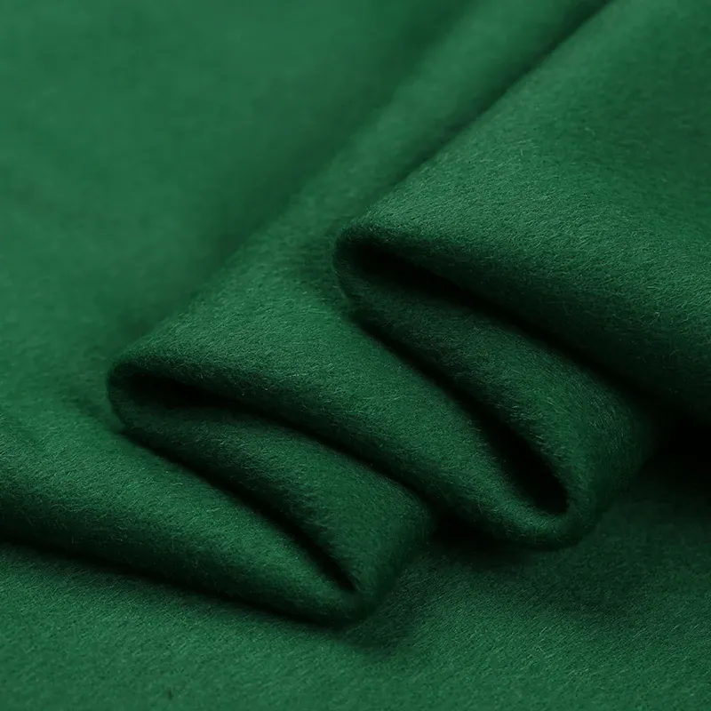 Melton Bottle Green Fabric 150 cm