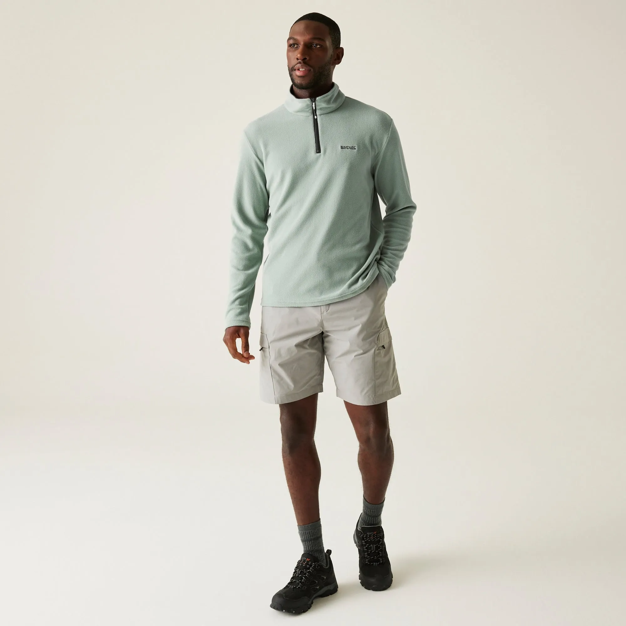 Men's Thompson Lightweight Half Zip Fleece | Glacier