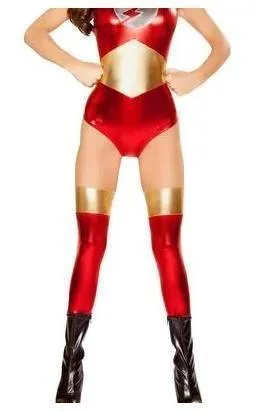 Metallic Super Hero Leggings