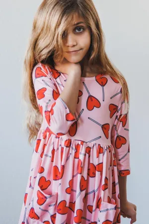 Mila & Rose Sucker for You Pocket Twirl Dress
