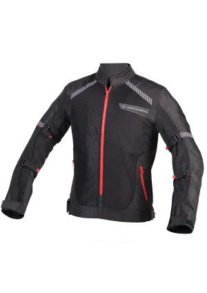 Motomarshall - Valor Black Red Mesh Jackets