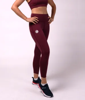Move Leggings - Maroon