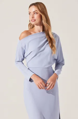 Naida Off Shoulder Midi Dress