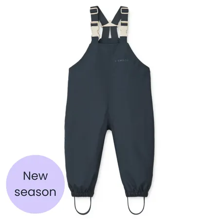 Navy Waterproof Dungarees