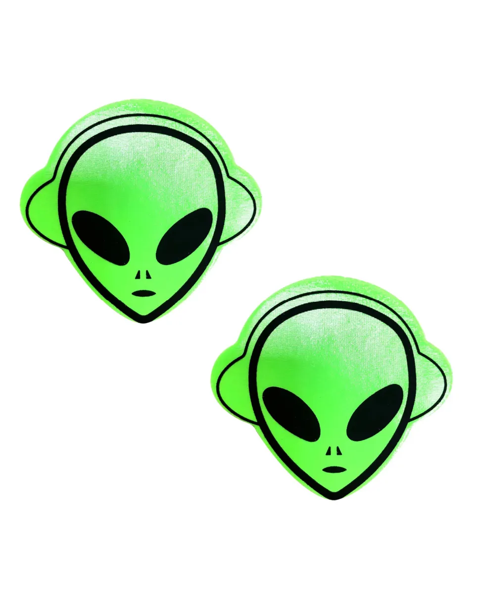 Neon Green Alien Wet Vinyl Pasties