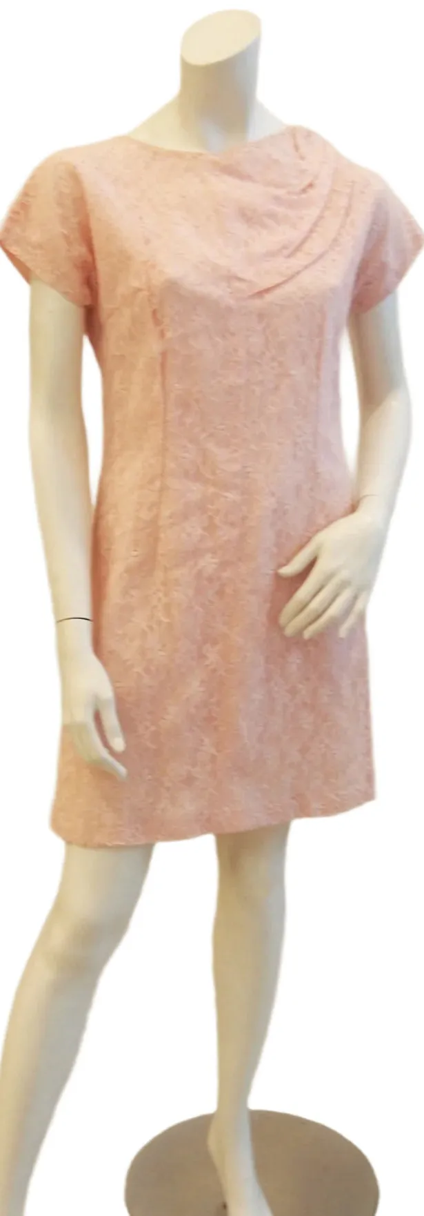 Not Just A Pretty Face Vintage Lace Dress In Pink