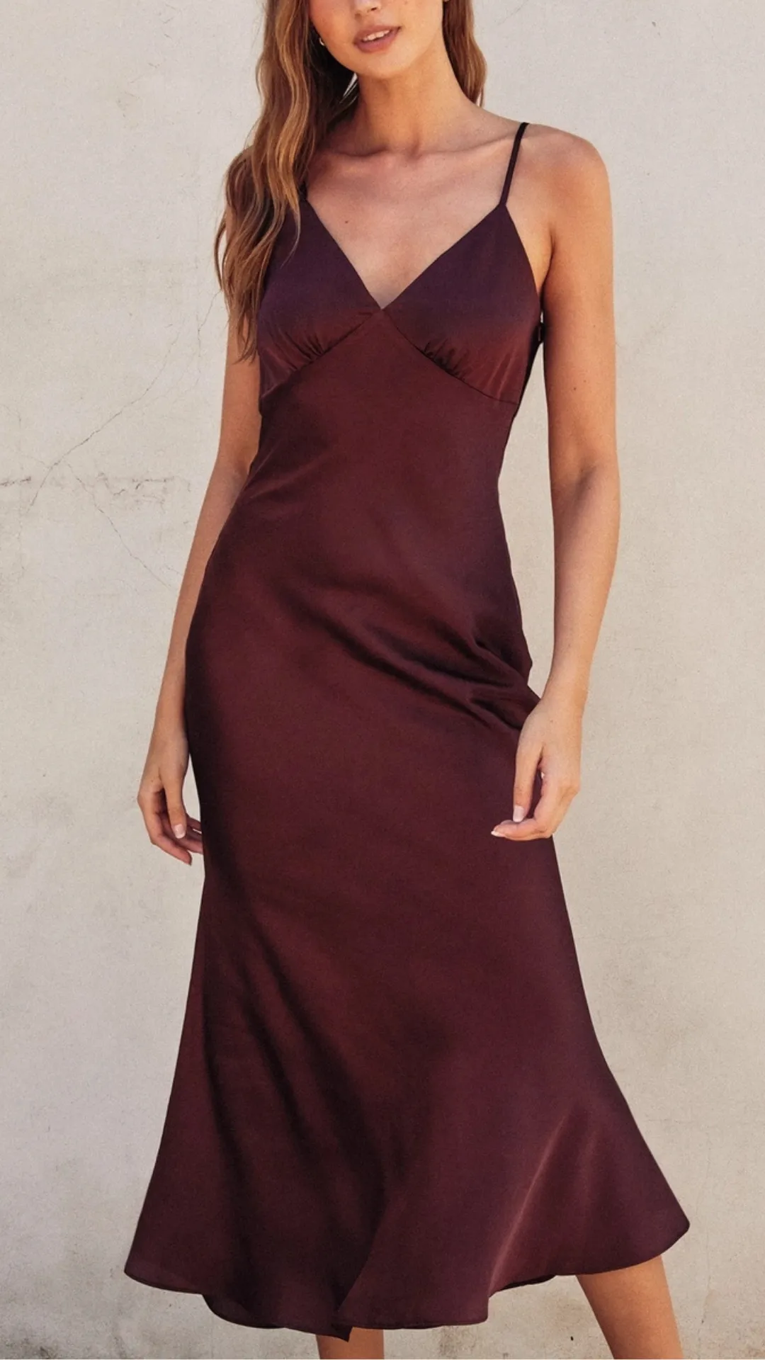 Olive Open Back Dress