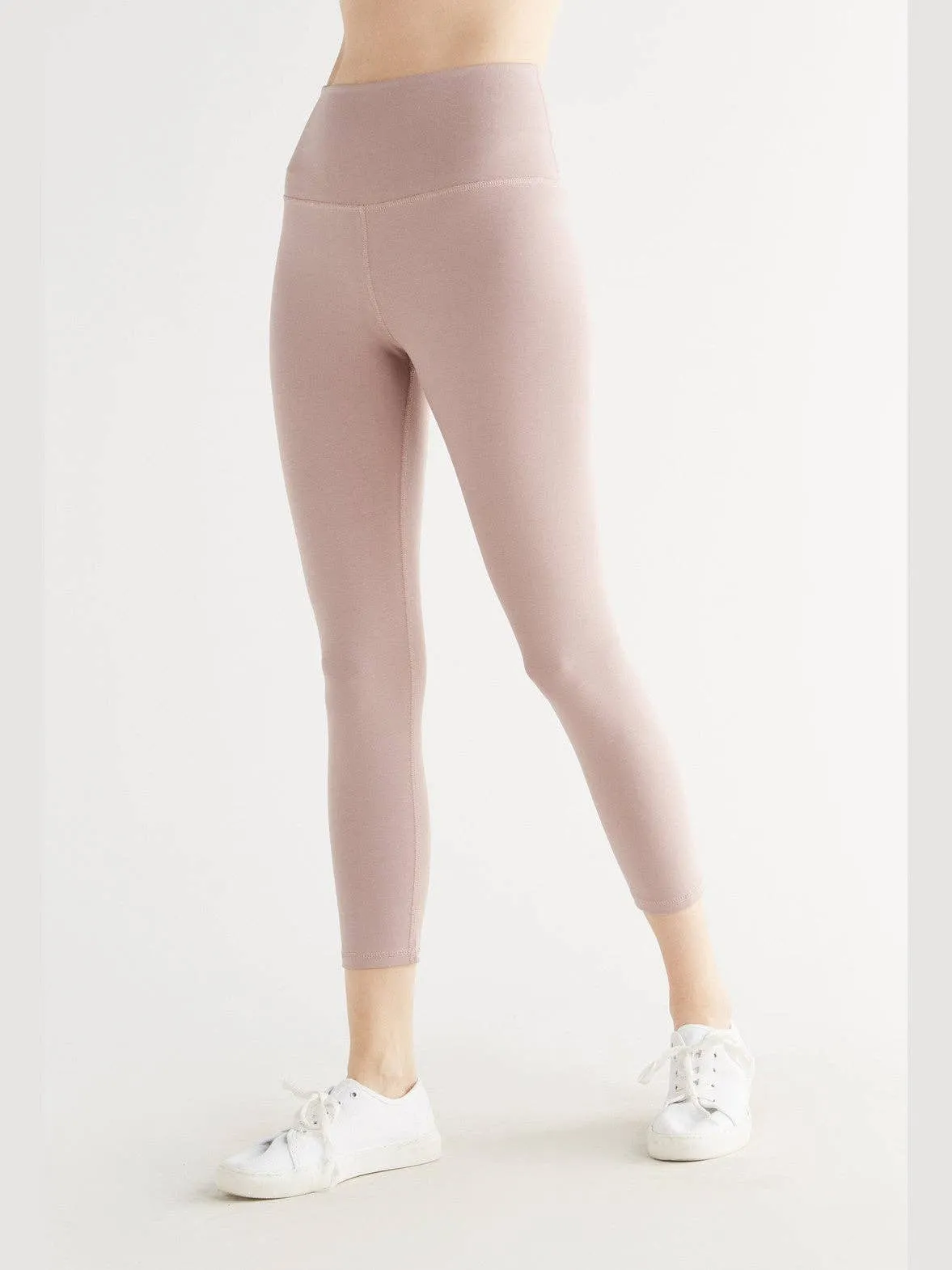 Organic 7/8 Stretch Leggings: Womens