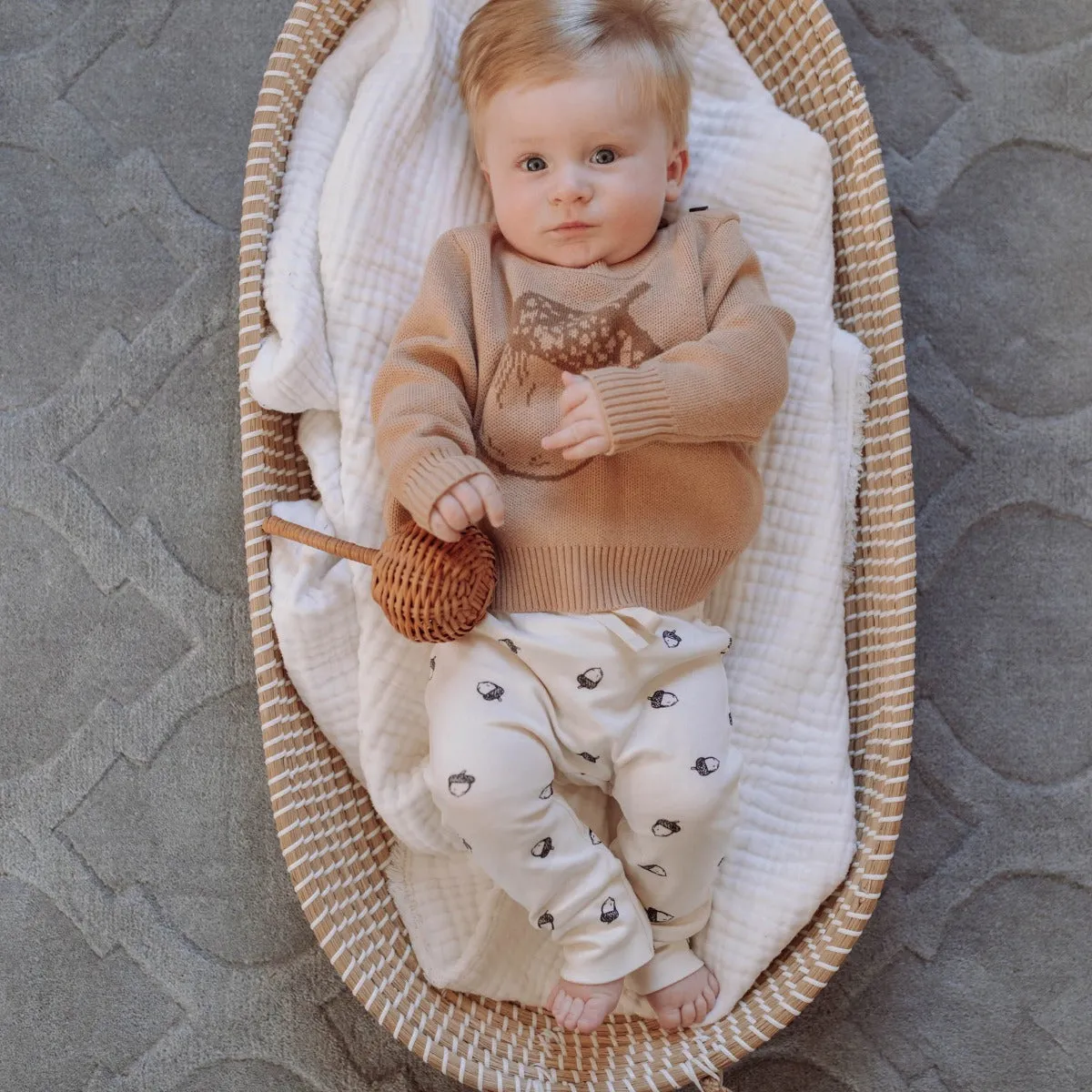 Organic Cotton Leggings - Acorn