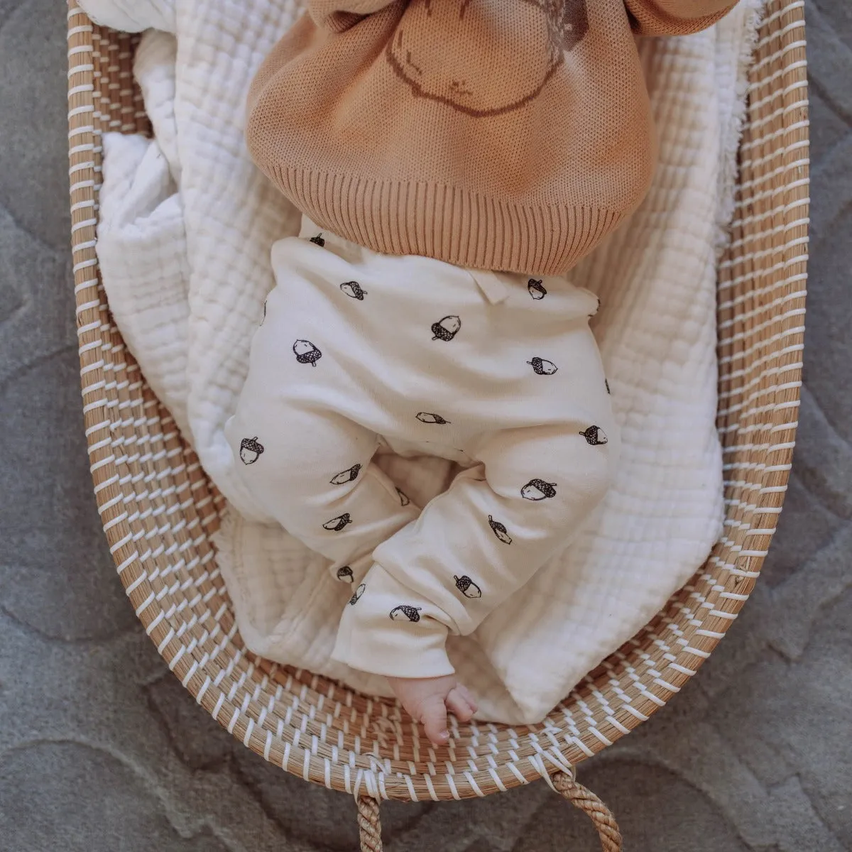 Organic Cotton Leggings - Acorn