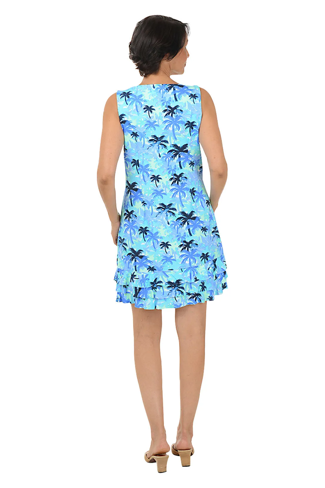 Palm Grove UPF50  Ruffle Dress