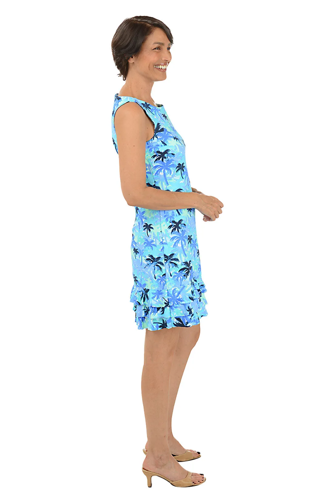 Palm Grove UPF50  Ruffle Dress