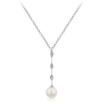Pearl and Diamond Necklace in Set