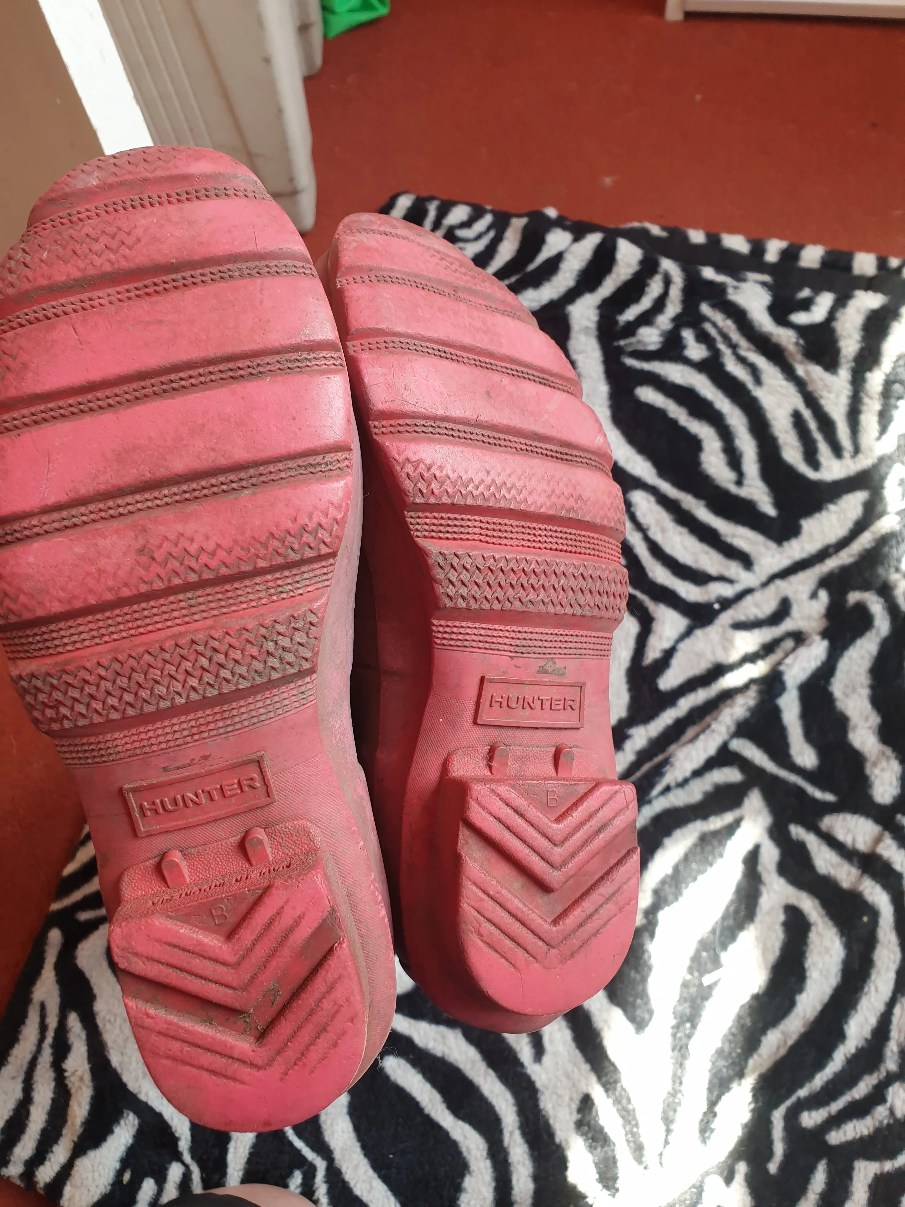 Pink size 3 Hunter wellies FREE POSTAGE ✅