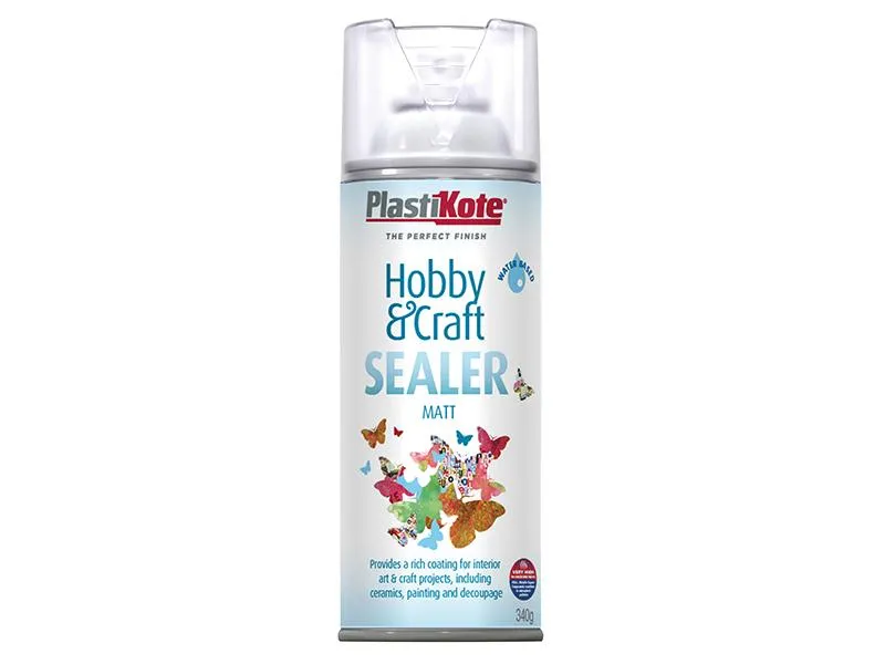 Plastikote Hobby & Craft Sealer Spray Clear Matt 400Ml