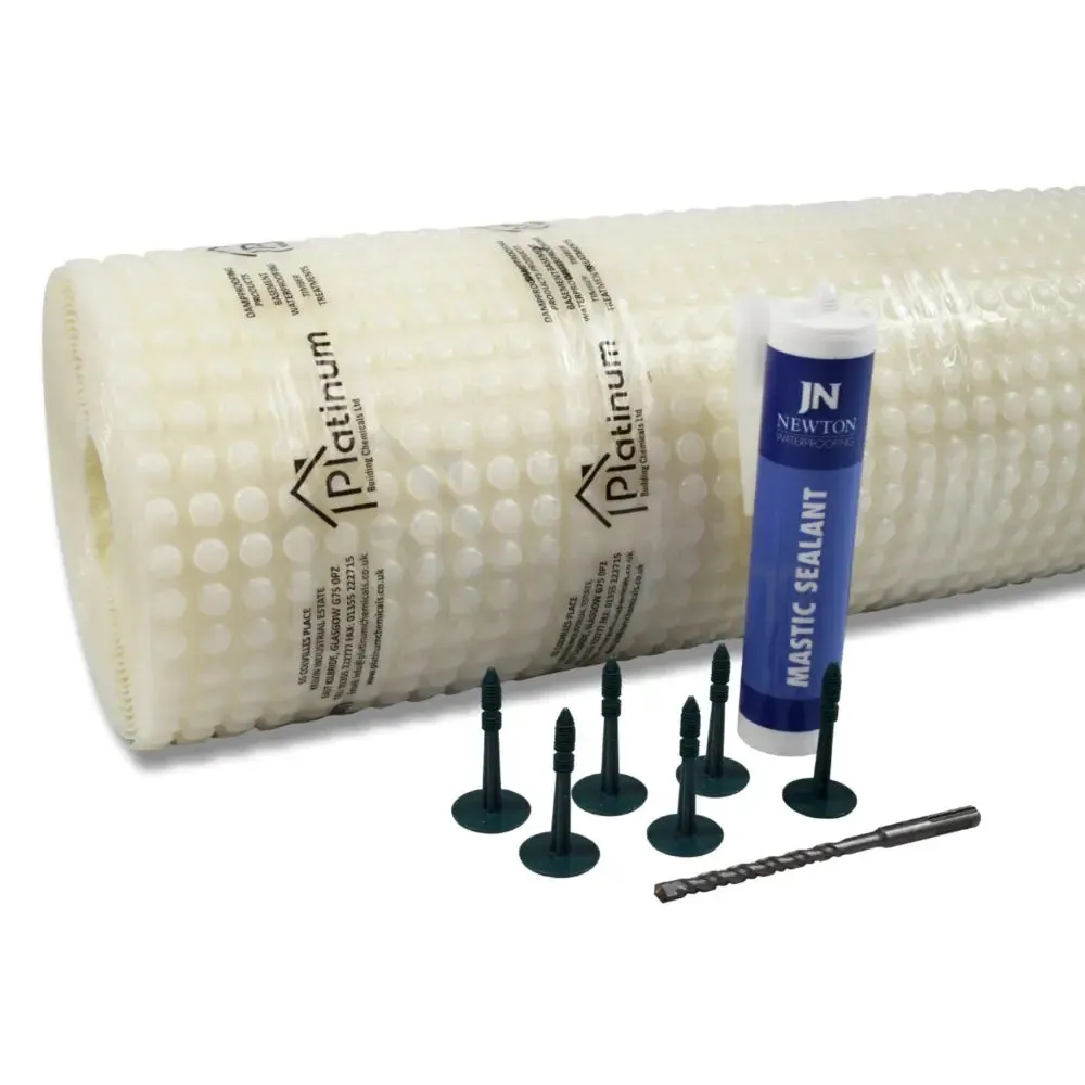 Platinum DM3 PRO MESH Damp Proof Membrane Kit (With Fixings & Sealing Mastic)