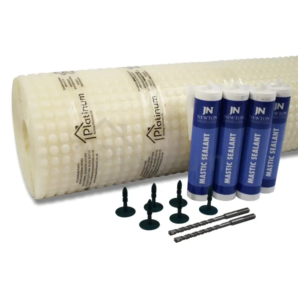 Platinum DM3 PRO MESH Damp Proof Membrane Kit (With Fixings & Sealing Mastic)