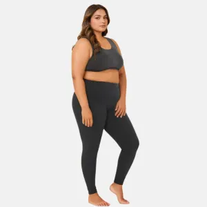 Plus Size Leggings For Women | High Waist | Ankle Length | Soft Cotton & Elastane Blend | Non-See-Through | Gusset Crotch Prevents Ripping