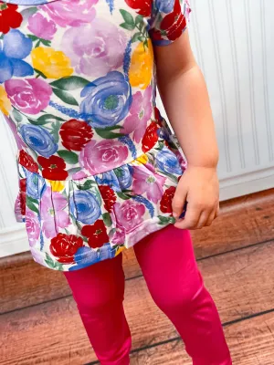 Poppy Peplum Set
