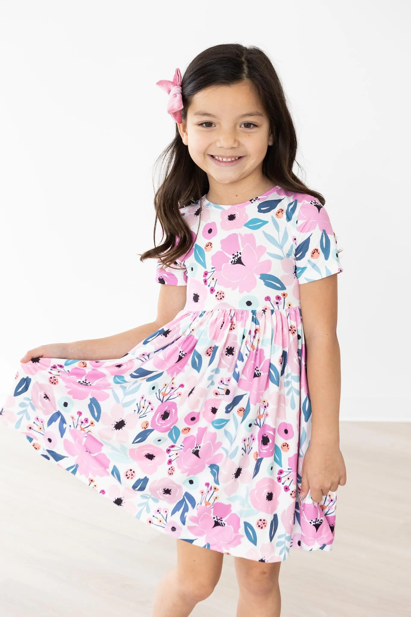 Pretty in Purple S/S Pocket Twirl Dress