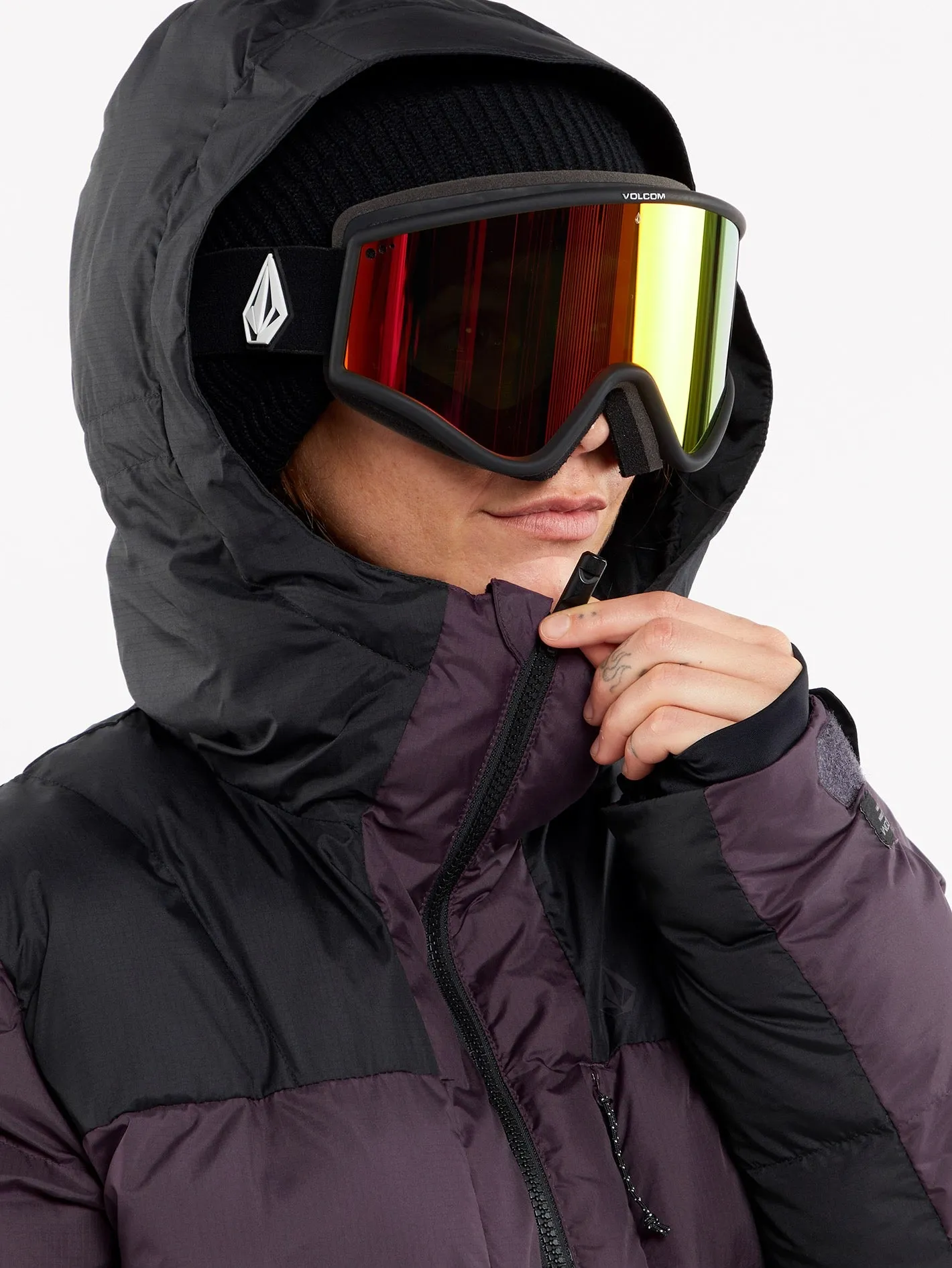 Puffleup Jacket - BLACKBERRY