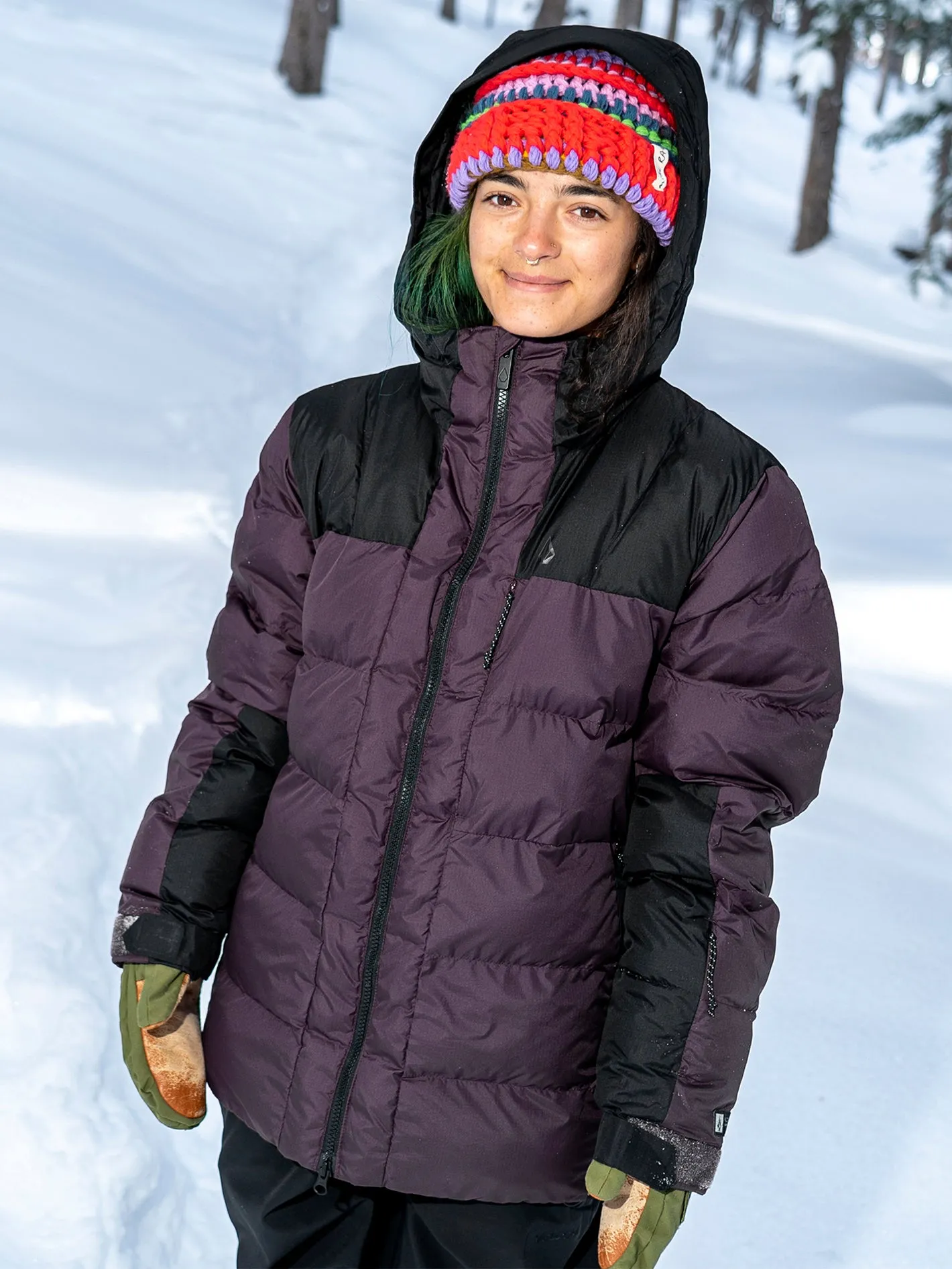 Puffleup Jacket - BLACKBERRY
