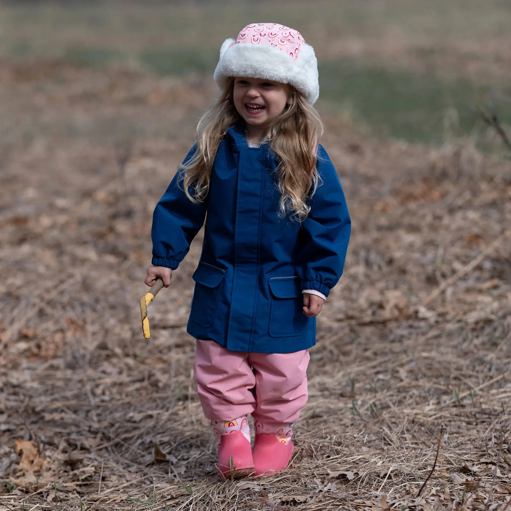 Rain Pants Cozy-Dry Dusty Pink