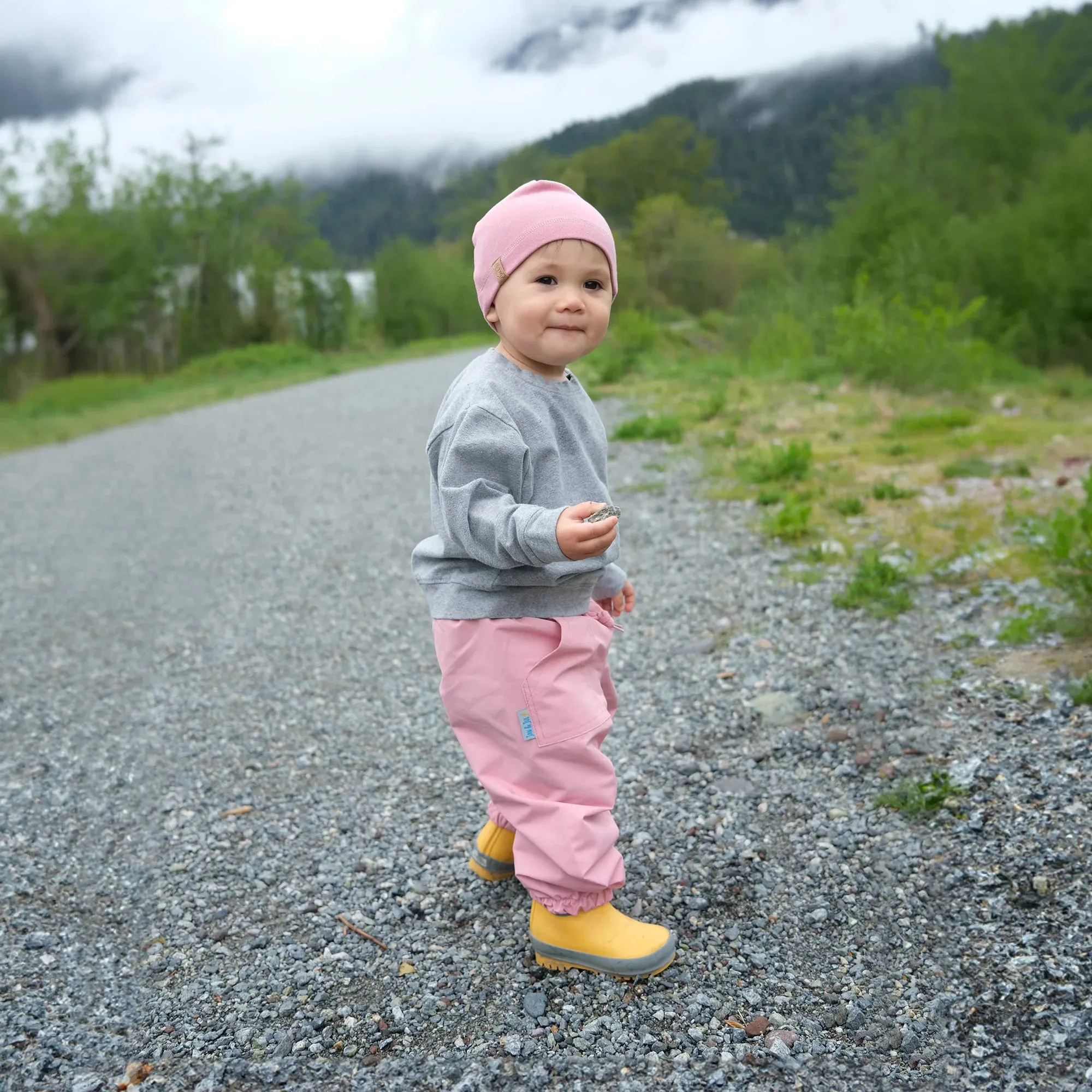 Rain Pants Cozy-Dry Dusty Pink